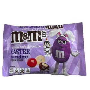 M&M'S EASTER SUNDAE WHITE & DARK CHOCOLATE LIMITED EDITION 7.44oz - Picture 1 of 12