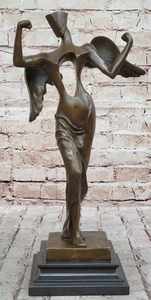 SALVADOR DALI BRONZE SKULPTUR "ENGEL" SIGNIERT UND VERSIEGELT WACHSAUSSCHMELZMETHODE KUNST - Bild 1 von 10
