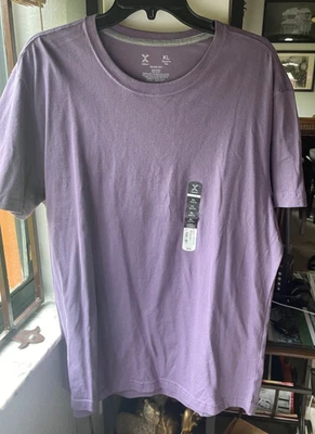 Xersion Quick-Dri, Mens Crew Neck Short Sleeve T-Shirt, light purple Sz XL NWT - Image 1 of 4