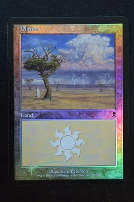 Magic The Gathering MTG PLAINS (333) FOIL Odyssey LP Lightly Played - Image 1 of 2
