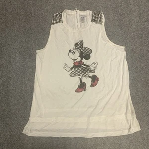 Disney Womens Shirt Mickey Mouse The Original Size XXL Sleeveless Zip - Picture 1 of 12