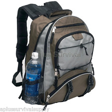 Beige Nylon / Polyester Backpack