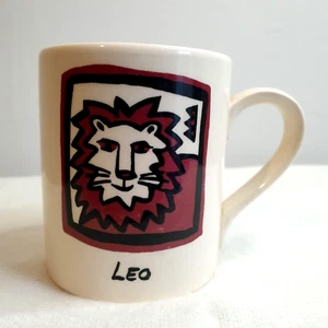 McLaggan Smith Cream Brown Mug By David Hayward 1989 Zodiac Leo Characteristics - Picture 1 of 4