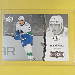 AIDAN McDONOUGH 2023-24 UD ICE ROOKIE #131 Vancouver Canucks - Picture 1 of 18