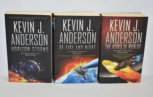 Kevin J Anderson 3x Paperback Books 3 5 7 Saga Of Seven Suns Fantasy - Picture 1 of 10