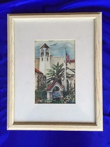 Venice Fl City Hall Signed #29/250 Print by Ellen Dorsey Framed Wall Art Picture - Picture 1 of 6