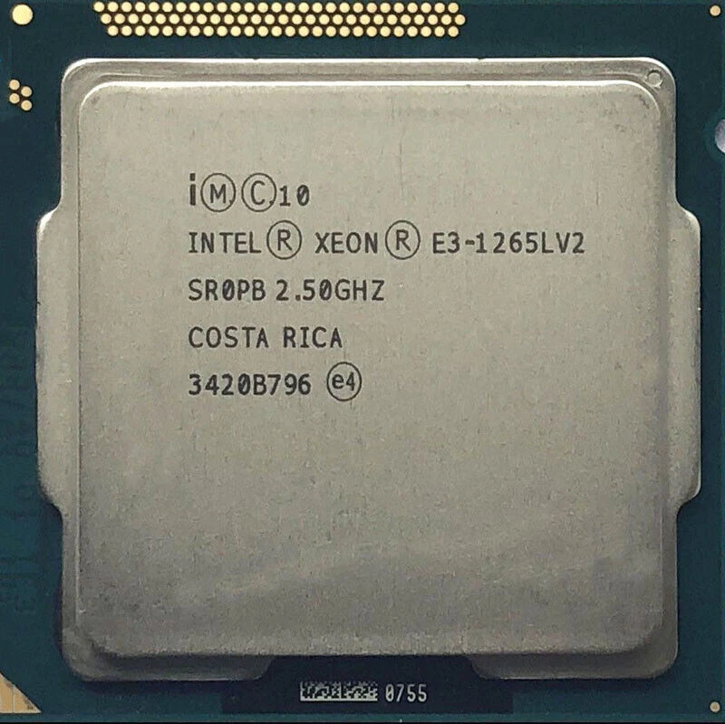 Intel Xeon E3-1265L V2 E3-1265LV2 2.5GHz 8MB LGA1155 Processer - Image 1 of 1