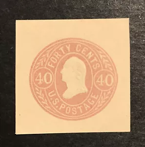 US SCOTT #U73 MNH ROSE ON BUFF CAT $125 - Picture 1 of 2