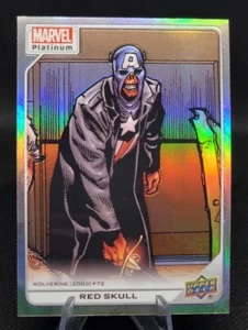 Upper Deck Marvel 2023 Platino Arcobaleno Teschio Rosso #173 - Foto 1 di 2