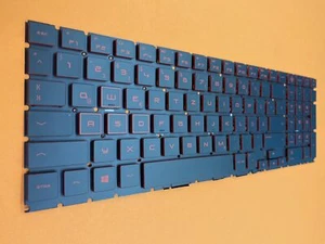 DE-Tastatur Keyboard Beleuchtung komp. für HP Omen 15-dc0003ng (4BX85EA) - Bild 1 von 3