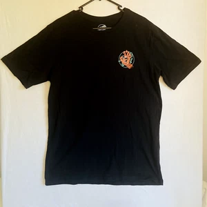 Santa Cruz Skate Graphic Logo Black Tshirt Size Large L - Picture 1 of 6
