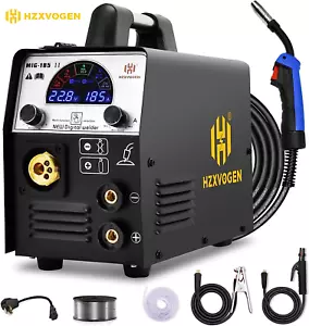 HZXVOGEN 4in1 MIG MAG Welder 200A Flux Cored Wire Welding Machine TIG MMA ARC Welder - Picture 1 of 15