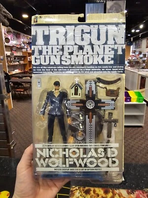 Figura de acción TriGun The Planet Gunsmoke Nicholas Wolfwood ToyTribe Foto 1 de 4