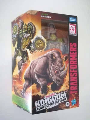 Rhinox Transformers Kingdom WFC Hasbro Takara Tomy action figure - Immagine 1 di 3