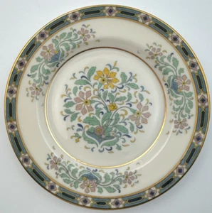 Juego de 4 placas Lenox Mystic Bone China de 6 pulgadas con borde dorado antiguo lateral pequeño - Imagen 1 de 10