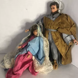 Juego de Natividad Virgen María Vintage Barbie Joseph G.I.Joe Muñeca Figura de Navidad Nueva - Imagen 1 de 12