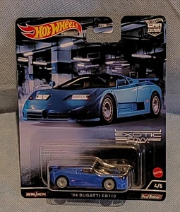 Hot Wheels Exotic Envy '94 Bugatti EB110 Premium Car. Die-Cast 1.64 Scale - Picture 1 of 6