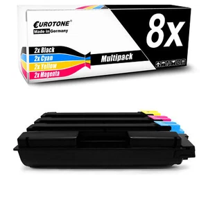 8x Cartouche D'Encre Remplace Kyocera Taskalf� 350 Ci Env. 6.000/12.000 Pages - Photo 1/4