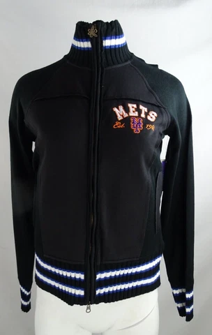 New York Mets MLB Touch by Alyssa Milano Women's Full-Zip Sweatshirt Cover