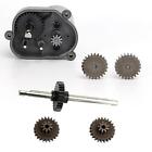 RC Transmission Case with Gear, Metal RC Metal Steel Center Gearbox Gears Set,