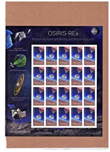 Scott # 5820, Osiris-Rex Asteroid Mission - Pane of 20 Forever Stamps -2023- MNH - Picture 1 of 1
