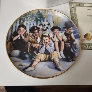The Little Rascals Limited Edition Franklin Mint Plate w/ CoA - Picture 1 of 3