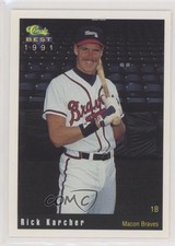1991 Classic Best Macon Braves Rick Karcher #20
