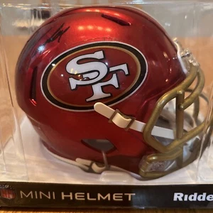 nfl autographed mini helmets 49ers John Taylor jsa certified  - Picture 1 of 7