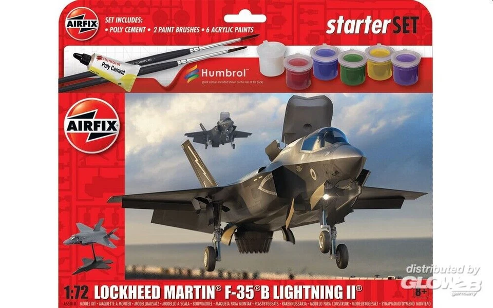 Airfix: Starter Set - Lockheed Martin F-35B Lightning II in 1:72 [1555010] - Immagine 1 di 1