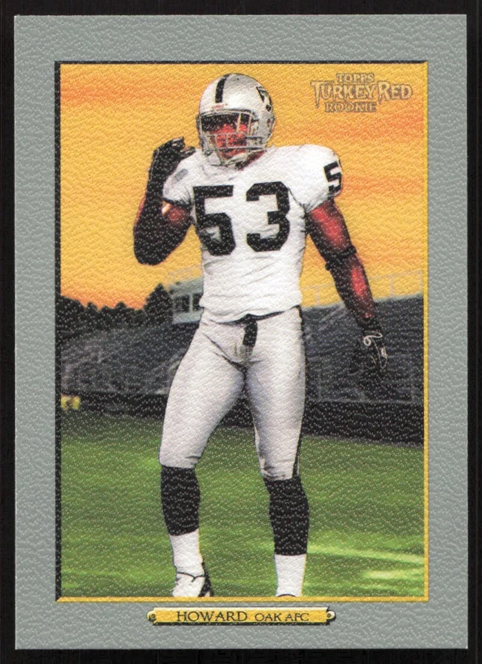 2006 Topps Turkey Red Thomas Howard Rookie Oakland Raiders #223 - Image 1 of 2