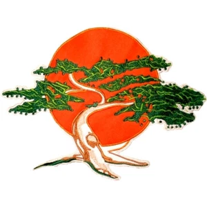Traje de espalda Karate Kid Bonzai bordado parche grande Daniel Larusso Miyagi Do - Imagen 1 de 1