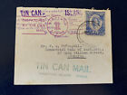 1936 Tonga Tin Can Island Mail Cover Niuafoou Island To Adelaide