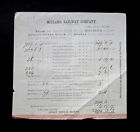 RARE ANTIQUE 1866 MIDLAND RAILWAY COMPANY SHARE DIVIDEND NOTIFICATION OF PAYMENT