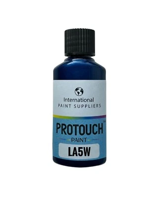 INTERNATIONAL PAINT SUPPLIERS VW VOLKSWAGEN LA5W RAVENNA BLU 30ML VERNICE RITOCCO BOTTIGLIA