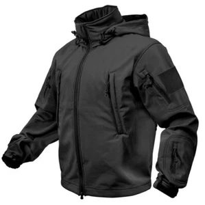 Rothco Special OPS Tactical Soft Shell Jacket - Black - Picture 1 of 4