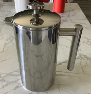 SECURA FRENCH PRESS COFFEE MAKER. STAINLESS STEEL INSULATED 34 Oz. 1000 ML - Picture 1 of 12