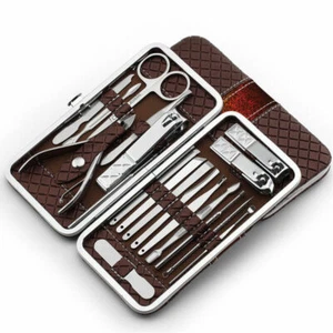 18PCS Manicure Pedicure Set Nail Clippers Callus Remover Kit Hand Foot Gifts USA - Picture 1 of 4