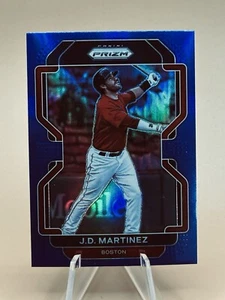 2022 Panini Prizm - Tier II Blue Prizm #123 J.D. Martinez - Picture 1 of 2