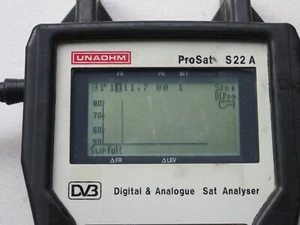 UNAOHM S22 A DIGITAL SATELLITE TV METER - new batteries! - Picture 1 of 8