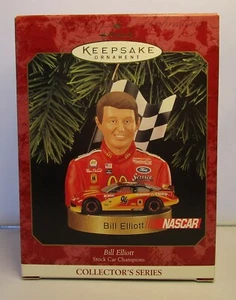 Hallmark Bill Elliott 1999 Stock Car Champs # 3 adorno de Navidad - nuevo en caja - Imagen 1 de 4