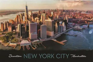 Postal del centro de Manhattan de la ciudad de Nueva York (vista aérea) como nueva sin usar - Imagen 1 de 1