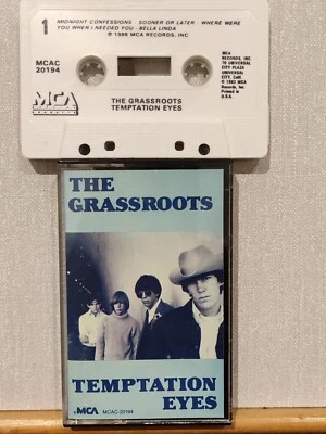 *TESTED* The Grassroots - Temptation Eyes - Cassette Tape Album 1985 - Image 1 of 4