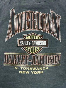 American HD North Tonawanda NY Vintage Harley-Davidson T-Shirt Tee Herren 3XL - Bild 1 von 11