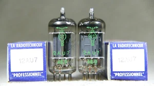 NOS/NIB Matched Pair RT 12AU7/ECC82 Long Plate O-Getter 1958 Suresne France - Picture 1 of 18