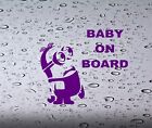 Baby On Board Minion  Child Window Bumper Car Sign Window Sticker