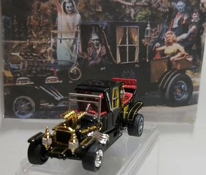 AWESOME! MUNSTER KOACH HO SLOT CAR w/a NEW JAG TR-3 HO SLOT CAR CHASSIS - Picture 1 of 12