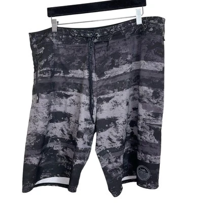 Pantalones Cortos de Tabla Elásticos Pelágicos Argonaut Gris Negro Talla 38 Pesca Surf Traje de Baño Foto 1 de 4