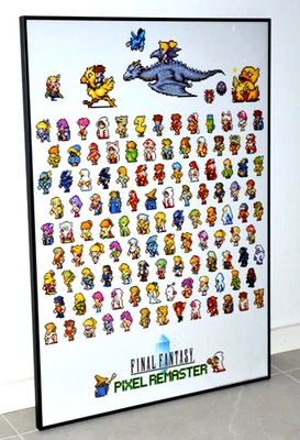 FINAL FANTASY I-VI Pixel Remaster - Póster promocional B2 PS4 Switch Japón 2021 Foto 1 de 4