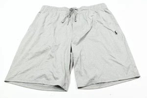 Polo Ralph Lauren Tech Knit Shorts Mens XL Light Gray Drawstring Stretch Regular - Picture 1 of 10
