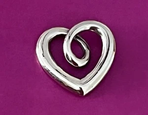 James Avery Herz Strings Floating Heart Anhänger Sterling Retired - Bild 1 von 5